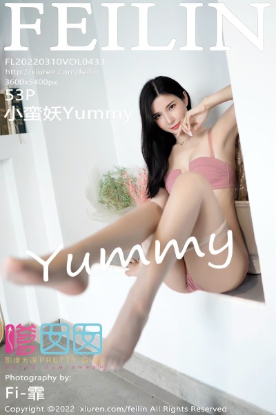 [Feilin嗲囡囡] VOL.433 小蛮妖Yummy三套服饰拍摄肉丝裤袜秀翘臀美腿诱惑写真53P