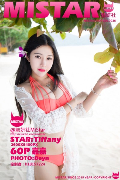 [MiStar魅妍社] VOL.036 嘉嘉Tiffany普吉岛旅拍内衣系列丰乳美臀写真60P