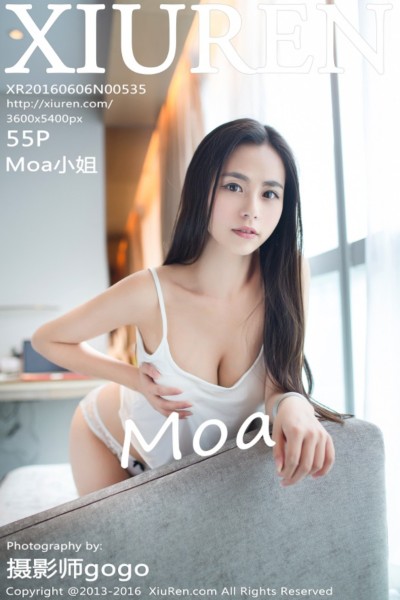 [XIUREN秀人网] No.535 Moa小姐私房性感内衣秀美乳蜂腰写真55P