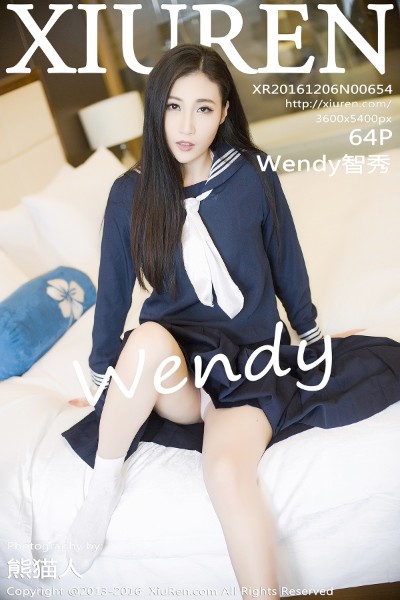 [XIUREN秀人网] No.654 Wendy智秀吊带睡裙白嫩肌肤秀丰乳肥臀极致诱惑写真64P