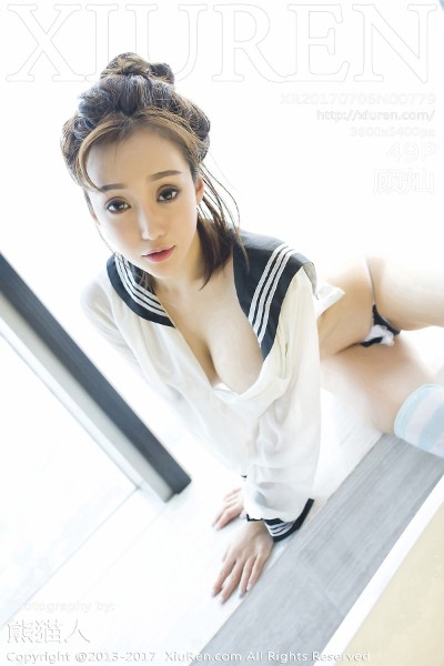 [XIUREN秀人网] No.779 顾灿死库水秀白嫩美乳学生制服湿身诱惑写真49P