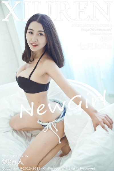 [XIUREN秀人网] No.964 七月Julie低胸连体服+蕾丝浴室湿身诱惑写真48P