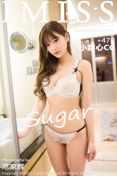 [IMiss爱蜜社] Vol.127 sugar小甜心CC性感白丝美腿傲人巨乳魅惑眼神写真50P