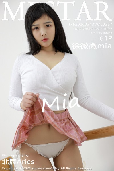 [MFStar模范学院] VOL.287 徐微微mia粉色JK制服秀完美身材豪乳翘臀诱惑写真61P