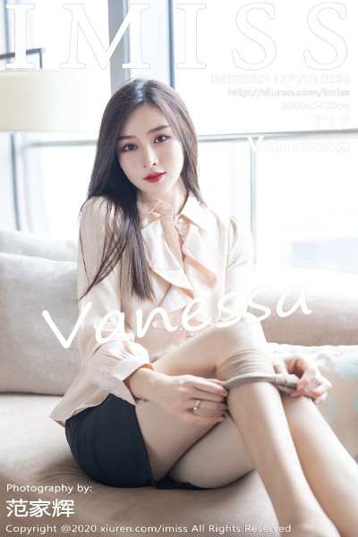 [IMISS爱蜜社] VOL.528 Vanessa经典职场制服主题沙发上性感内衣完美诱惑写真71P