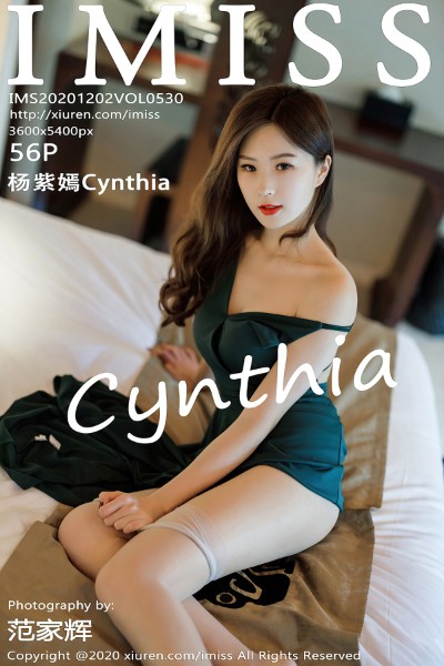 [IMISS爱蜜社] VOL.530 杨紫嫣Cynthia绿色典雅吊裙配超薄肉丝裤袜诱惑写真56P