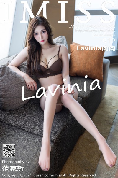 [IMISS爱蜜社] VOL.573 Lavinia肉肉私房短裙下超薄肉丝裤袜秀性感美腿诱惑写真61P